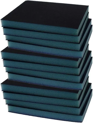 Vista 22 de Utoolmart Bloques de lijado de esponja de lijado, esponja de papel de lija húmedo y seco de grano 80, kit de esponja de arena lavable y 4 piezas