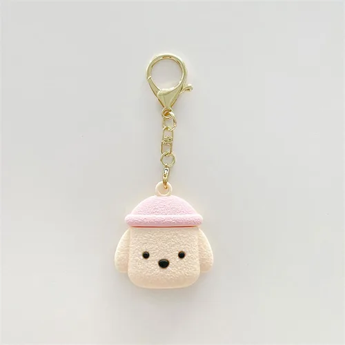 Vista 6 de Funda de silicona de animales lindos compatible con Airtags Finder Location Tracker Llavero para niños y mascotas llaves Paquete de 4