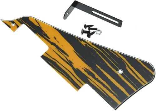 Vista 14 de Dopro Golpeador de guitarra LP con perla de abalone y soporte negro para Epi Les Paul