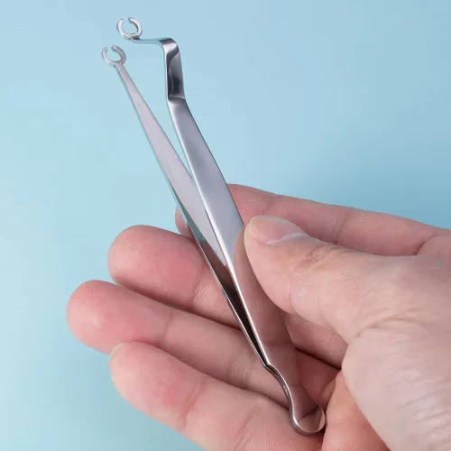 Vista 6 de DJCIW Kit de perforación para oreja, nariz y tabique, kit de anillos en forma de herradura para todos los piercings, acero inoxidable 316L, agujas