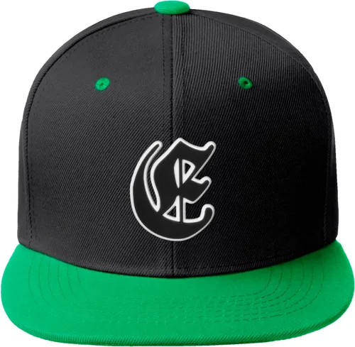 Vista 1249 de Daxton Gorra clásica con visera de billete plano con letras del alfabeto inglés antiguo de la A a la Z