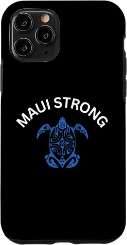 Vista 10 de iPhone 12/12 Pro MAUI Turtle - Abraza la resistencia con esta inspiradora funda tipo camiseta