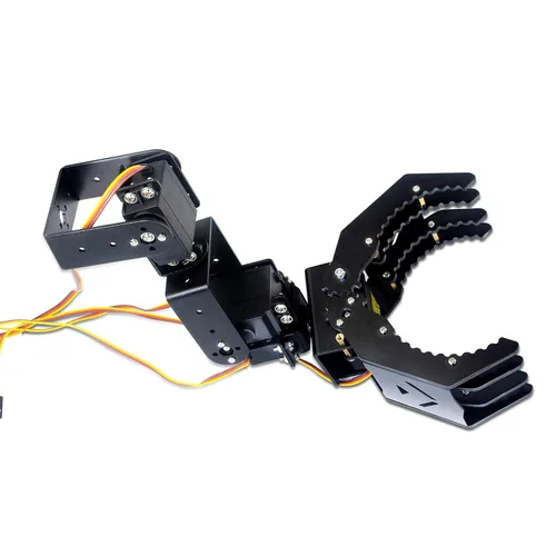 Vista 4 de Robot Kit XiaoR Geek 4 DOF Brazo robótico con servo para arranque
