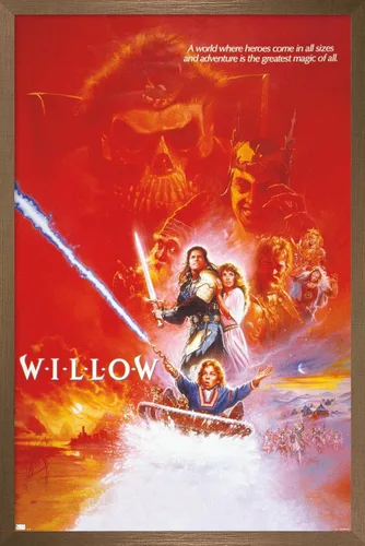 Vista 16 de Trends International Willow - Póster de pared de una hoja, 22.4 pulgadas de largo x 14.7 pulgadas, versión enmarcada de madera de granero
