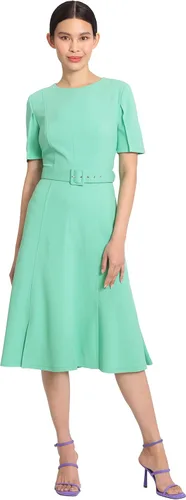 Vista 4 de Maggy London Vestido de crepé de manga corta para mujer