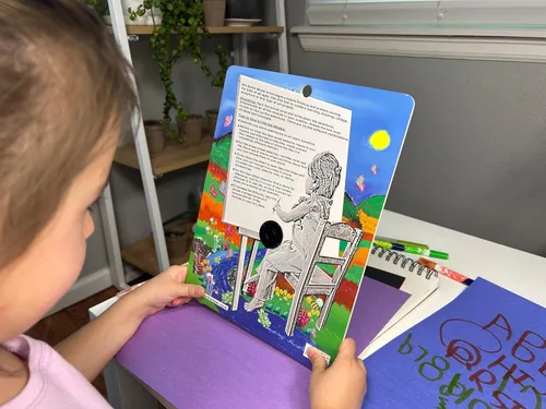 Vista 3 de Juego de arte para niños: actividades inspiradoras de dibujo y pintura para jóvenes artistas, padres y profesores - Suministros de arte divertidos