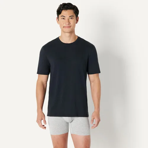 Vista 5 de Amazon Essentials Camiseta de manga corta con cuello redondo para hombre, ajuste regular, paquete de 6