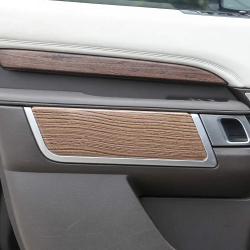 Vista 7 de 4 piezas de repuesto para Land Rover Discovery 5 L462 2017 2018 ABS Interior puerta decoración panel cubierta Trim LR5 (negro)