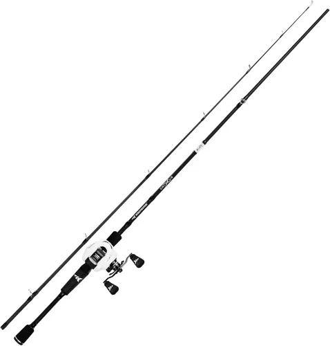 Vista 8 de KastKing Crixus Baitcaster & Spinning Fishing Rod and Reel Combo IM6 Blank,Zirconium Oxide Guide Rings, SuperPolymer Handle, Lightweight Reel