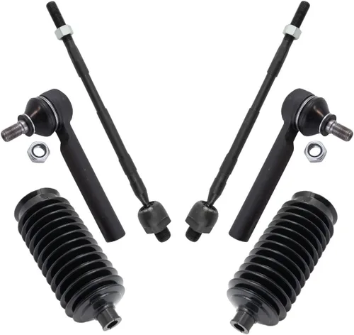 Vista 215 de TRQ Kit de dirección delantera con barra de acoplamiento de fuelle de piñón y cremallera compatible con Toyota Echo 2000-2005