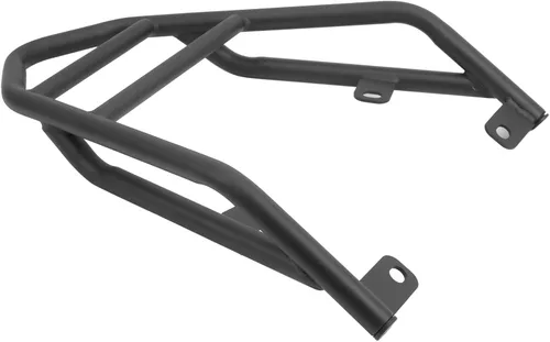 Vista 4 de Portaequipajes para motocicleta, estante trasero para equipaje de asiento individual, portaequipajes trasero soporte de tubo de acero M516‑B035‑BLK
