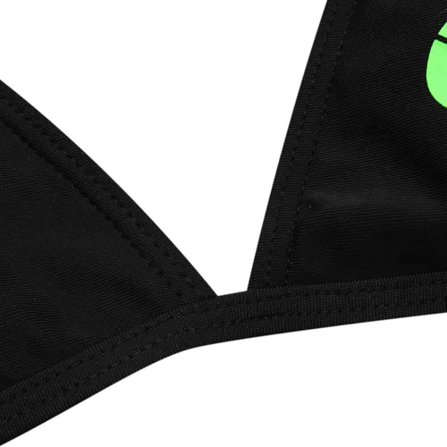 Vista 75 de AIBEARTY Traje de baño de dos piezas con estampado de calaveras para mujer, conjunto de bikini triangular de corte alto para fiesta, festival