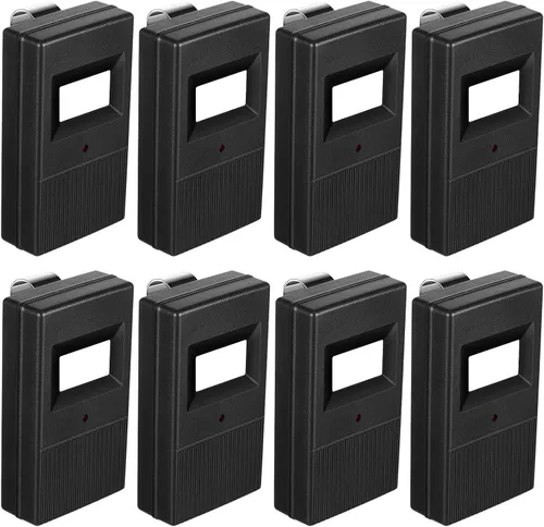 Vista 8 de Kingdder 2 piezas mando a distancia para puerta de garaje compatible con Linear Delta 3 DT DTA DTD DTC DNT00002A 8 interruptores DIP 310 MHz