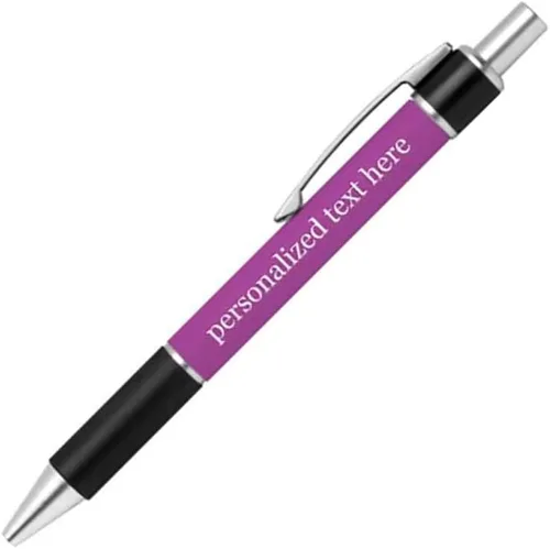 Vista 34 de Bolígrafo personalizado – Nombre o mensaje personalizado – Colores o impresiones – Regalo de papelería, suministros para la escuela de negocios