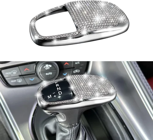 Vista 8 de Cubierta de cabeza de perilla de cambio de marcha para accesorios Dodge Charger 2015-2023 Challenger 2015-2024 Durango 2016-2026, inserción