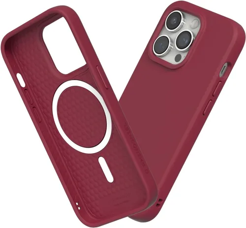 Vista 17 de RhinoShield SolidSuit MagSafe - Funda compatible con iPhone 14/iPhone 13 Fuerte magnético, protección contra caídas de grado militar, diseño