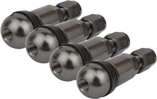 Vista 4 de TOMALL Tapones de vástago de válvula de neumático atornillados a prueba de explosiones sin cámara TPMS Vástago de válvula de aleación de aluminio