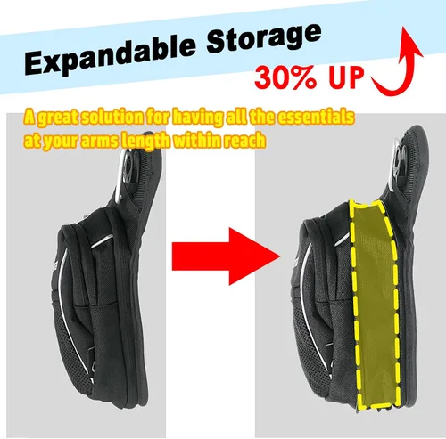 Vista 2 de Bolsa táctica militar de la pierna del bolso impermeable del muslo del paquete de la cadera bolsillos múltiples, #605-Negro, Bolso Oxford Drop Leg