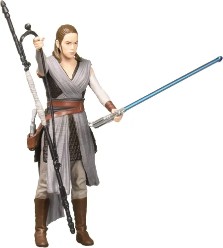 Vista 3 de STAR WARS Galaxy of Adventures Rey - Figura de juguete a escala de 3.75 pulgadas y mini cómic