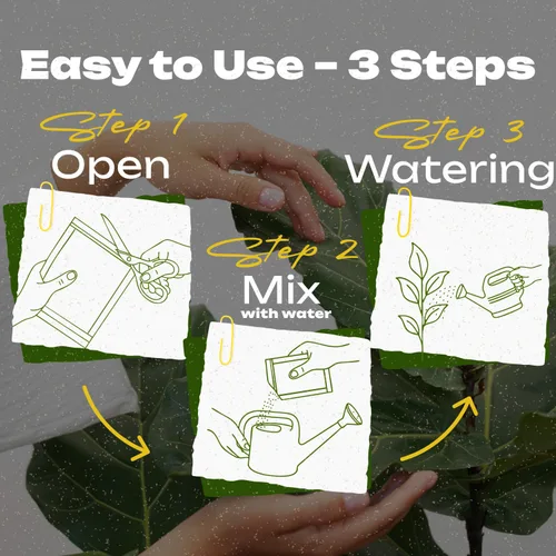 Vista 6 de RichFarm Booster, polvo orgánico para la condición del suelo, estimulador de raíces para plantas de interior, funciona con cualquier fertilizante