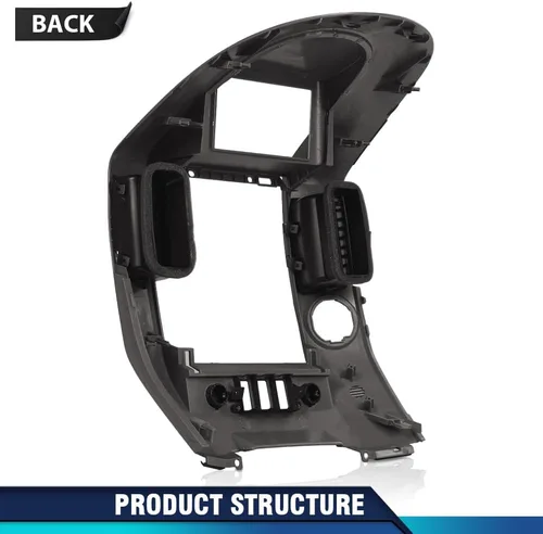 Vista 6 de PIT66 Panel de instrumentos de consola central para tablero de instrumentos, bisel compatible con Nissan Titan SE y XE 2004-2006, Armada SE
