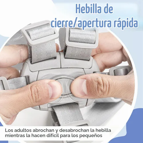 Vista 2 de Correas de repuesto para silla alta compatibles con Graco – Correas de arnés de 5 puntos para silla alta, correas de longitud ajustable para silla