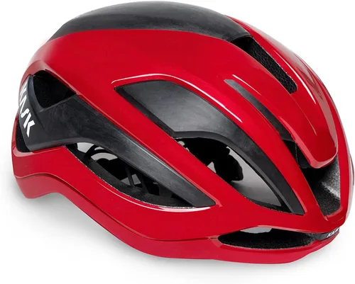 Vista 10 de KASK Elemento - Casco de ciclismo de carretera aerodinámico, grava y montaña, casco de ciclismo de ciclocross verde (Beetle Green)