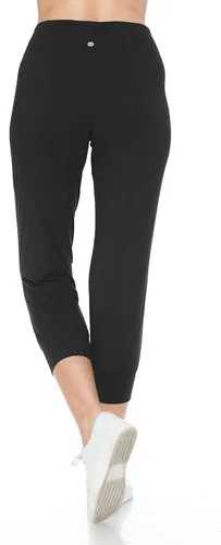 Vista 3 de Leggings Depot ActiveFlex Jogger - Pantalones de yoga para mujer con bolsillos Negro