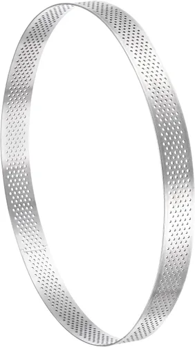 Vista 12 de uxcell Anillos pequeños de acero inoxidable para tartas, anillo perforado para mousse, para hornear cocina, resistente al calor, 3.5 pulgadas