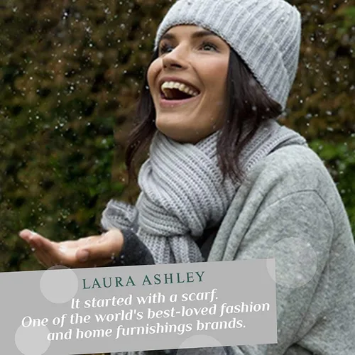 Vista 4 de Laura Ashley Pantuflas de felpa para mujer con espuma viscoelástica