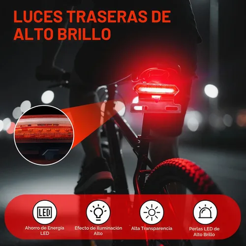 Vista 3 de Luz trasera de bicicleta eléctrica, luz trasera de bicicleta eléctrica de alto brillo, reflector trasero de bicicleta de 48 V con conector SM, luz