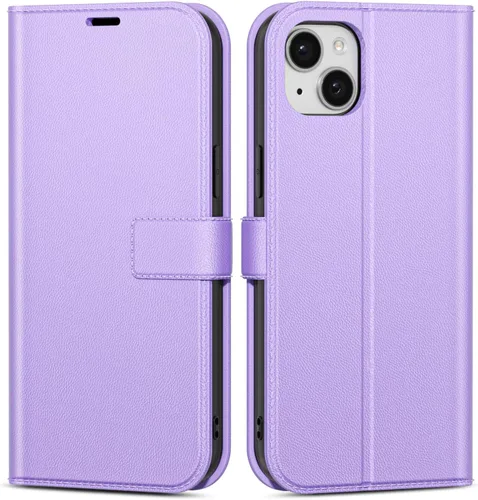 Vista 61 de oakxco Funda tipo cartera para iPhone SE 2022/2020/8/7 con soporte para tarjeta de crédito, funda magnética RFID delgada tipo libro con tapa