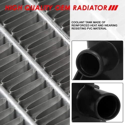 Vista 5 de Auto Dynasty Radiador compatible con 00-05 Buick Lesabre Pontiac Bonneville 3.8L V6 AT, DPI 2347 Radiador de enfriamiento de 1 fila estilo fábrica