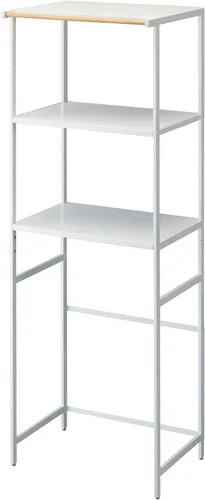 Vista 10 de YAMAZAKI Home Tower Estante de almacenamiento para electrodomésticos de cocina, estantería de metal, organizador de pie, estantes resistentes, 67