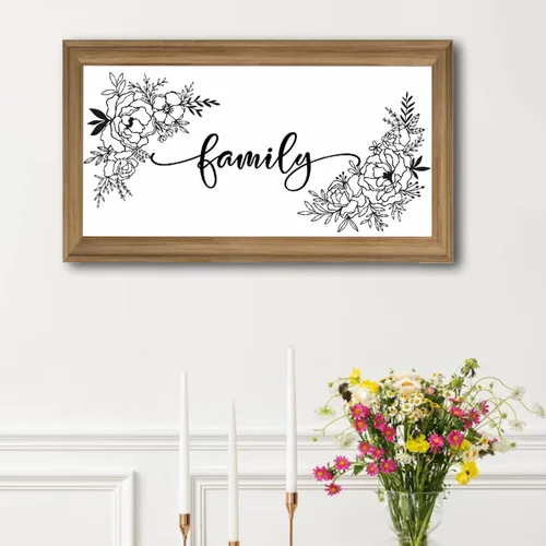 Vista 6 de 11 plantillas de flores grandes para paredes, tela de lona, manualidades, plantilla floral de rosa para pintar sobre madera, reutilizable, magnolia