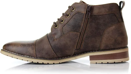 Vista 4 de Ferro Aldo Blaine MFA806035 - Botas casuales con cordones y cremallera para hombre
