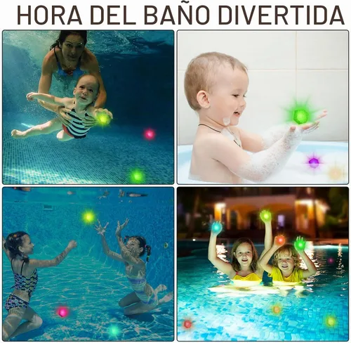 Vista 8 de 100 cubos de hielo iluminados para bebidas, cubos de hielo LED multicolor con luces cambiantes, cubos de hielo impermeables IP67 brillantes, eleva