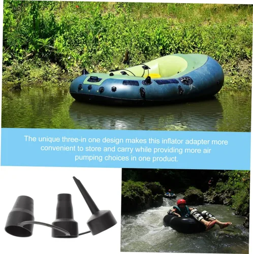 Vista 4 de LIFKOME Air Matress - Juego de 2 boquillas de repuesto para bomba de aire, inflador, adaptador de inflador, accesorio para colchón de aire, sofá