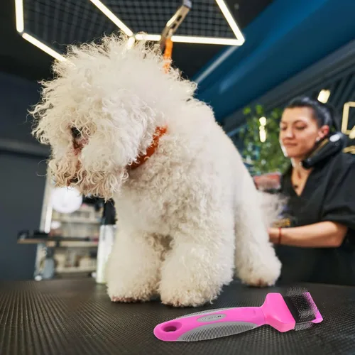 Vista 3 de Groomer Essentials Cepillo flexible deslizante - Firma simple/media