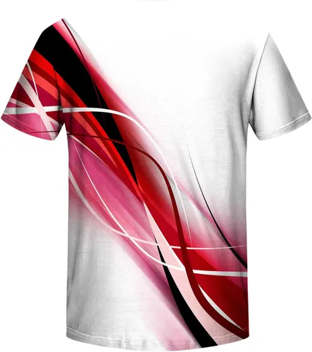 Vista 6 de SHENGXINY Conjunto de pantalones cortos de verano para hombre, estampado 3D, camisa de manga corta y pantalones cortos, traje deportivo de 2 piezas