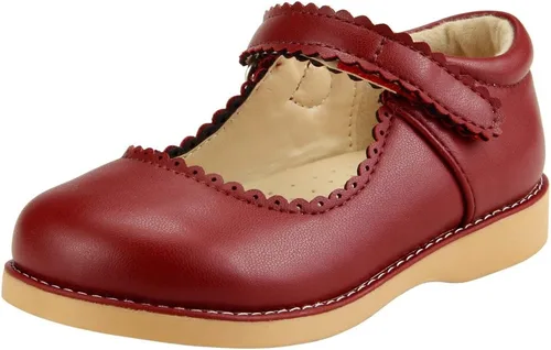 Vista 14 de The Doll Maker Charol rojo Mary Jane para niña