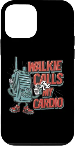 Vista 12 de Funda para profesor de educación especial retro para iPhone 15 Walkie Calls Are My Cardio