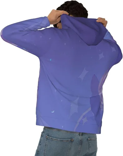 Vista 6 de Sudadera con capucha para hombre, sudadera de moda con capucha para adolescentes, hombres y jóvenes