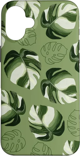Vista 23 de Monstera Deliciosa Leaves Plant Leaf Botanical Nature Case for iPhone 16