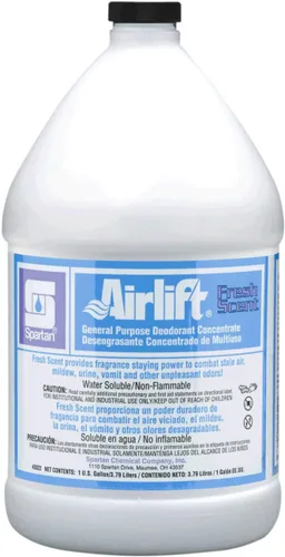 Vista 2 de Spartan Airlift Fresh Scent Desodorante Concentrado Caja de 4 Galones #3022