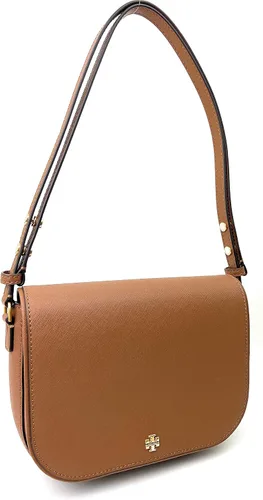 Vista 2 de Tory Burch Emerson Saffiano - Bolso cruzado de cuero para mujer (Light Meadowsweet)