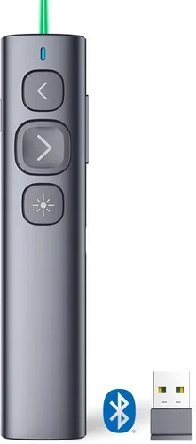 Vista 12 de Norwii Clicker de presentación N95 con receptor USB-A y C, clicker de PowerPoint para control remoto de presentación, puntero inalámbrico