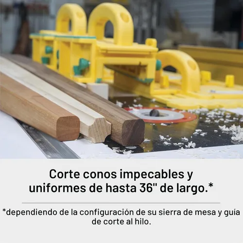 Vista 7 de Plantilla para corte oblicuo para carpintería (funciona con el GRR-RIPPER), de Microdial