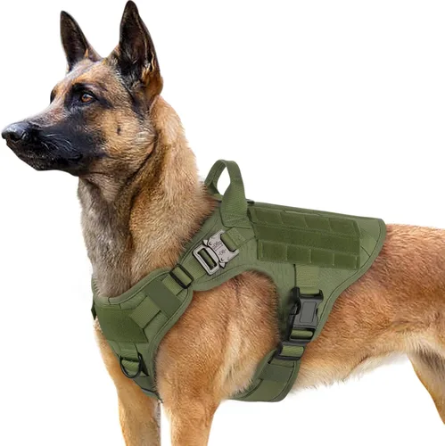 Vista 54 de rabbitgoo - Arnés táctico para perros pequeños, arnés resistente para mascotas con asa, chaleco de servicio sin tirones para razas pequeñas, chaleco