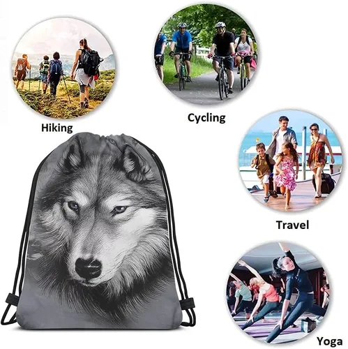 Vista 7 de Beabes Bolsas de cordón de arte abstracto Bolsa de mochila Bolsa de gimnasio Bolsa de cordón, Multi-a197, Mochilas de viaje